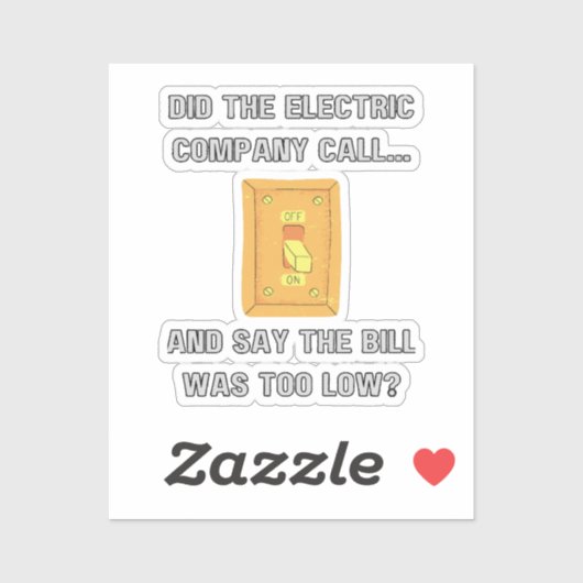 Sticker Drôle papa dit (Feuille)