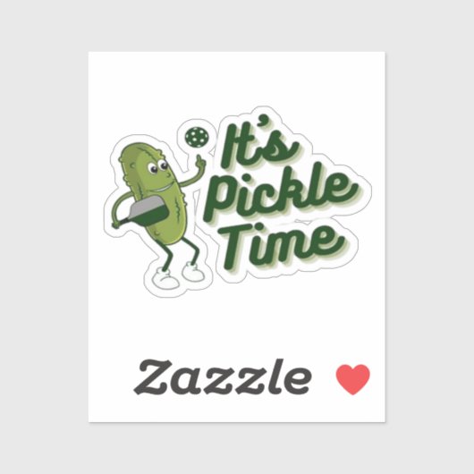 Sticker Drôle Pickleball (Feuille)