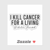 Sticker Drôle Radiothérapie (Feuille)