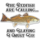 Sticker Drôle Rupin Appelant Quote Pêcheur Poisson (Devant)