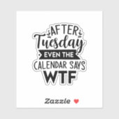 Sticker Drôle Sayants Sayants De Witty (Feuille)