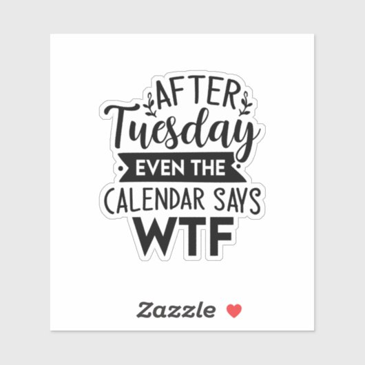 Sticker Drôle Sayants Sayants De Witty (Feuille)