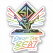 Sticker Drop the Beat : DJ Scooby-Doo (Devant)