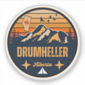 Sticker Drumheller (Alberta) (Devant)