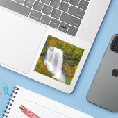 Sticker Dry Falls Caroline du Nord (Ordinateur portable avec iPhone)