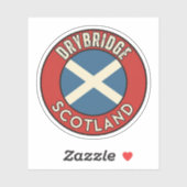 Sticker Drybridge, Écosse (Feuille)