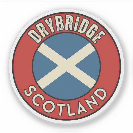 Sticker Drybridge, Écosse (Devant)
