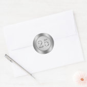 Sticker du 25e anniversaire du Mariage (Enveloppe)