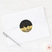 Sticker du 50e anniversaire du Mariage Gold Bow (Enveloppe)