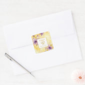 Sticker du 50e anniversaire du Mariage Violets Gol (Enveloppe)