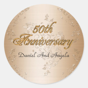 Sticker du 50e anniversaire o9r merci