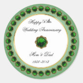 Sticker du 55e anniversaire du Mariage (Devant)