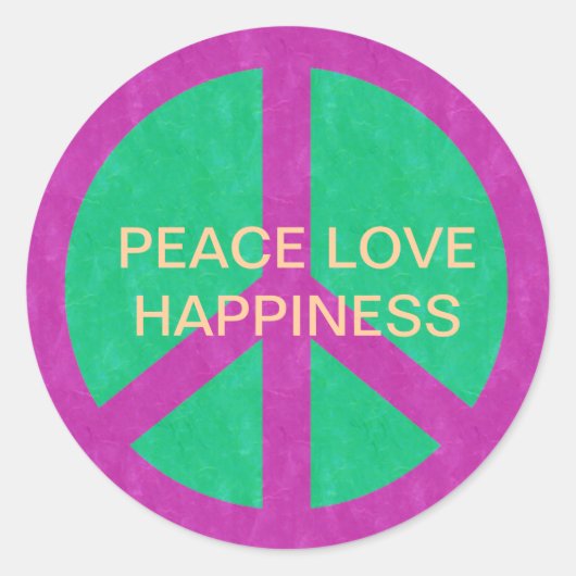 STICKER DU BONHEUR DE PAIX (Devant)