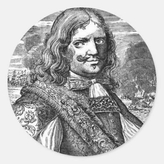 Sticker du capitaine Pirate Morgan (Devant)