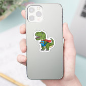 Sticker du capitaine Saurus (Téléphone)