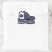 Sticker du casque de père Noël Cruz County Paramed (Sac)