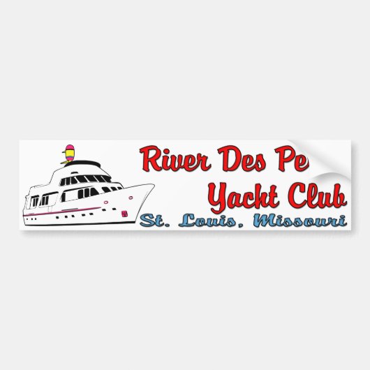 Sticker du club nautique River Des Peres (Devant)