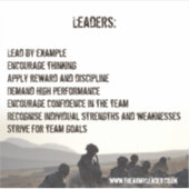 Sticker du Code du leadership de l'Armée (Devant)