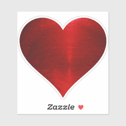 STICKER DU COEUR ROUGE (Feuille)
