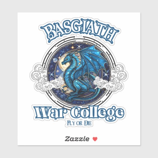 Sticker du Collège de guerre de Basgiath, Sticker  (Feuille)