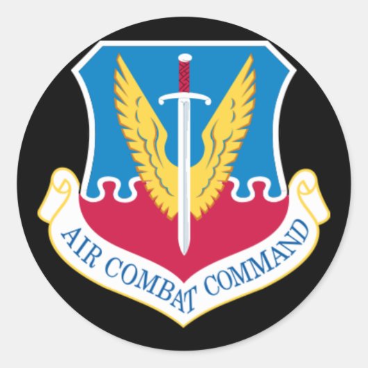 Sticker du commandement du combat aérien (Devant)