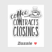 Sticker du distributeur de café (Feuille)