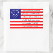 Sticker du drapeau de bataille du général Sherman (Sac)