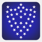 Sticker du drapeau de bataille du général Sherman (Devant)