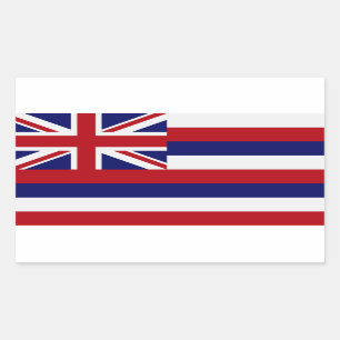 Sticker du drapeau de l'État d'Hawaii