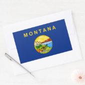 Sticker du drapeau de l'État du Montana (Enveloppe)