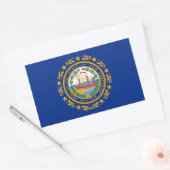 Sticker du drapeau de l'État du New Hampshire (Enveloppe)