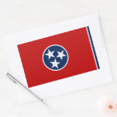 Sticker du drapeau d'état du Tennessee (Enveloppe)