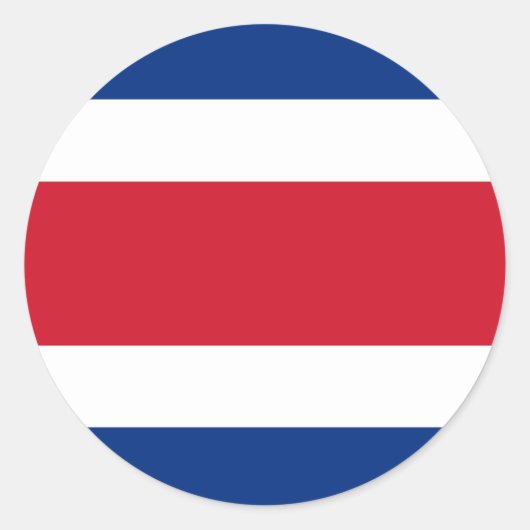Sticker du drapeau du Costa Rica (Devant)