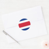 Sticker du drapeau du Costa Rica (Enveloppe)