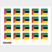 Sticker du drapeau du Mozambique (Feuille)