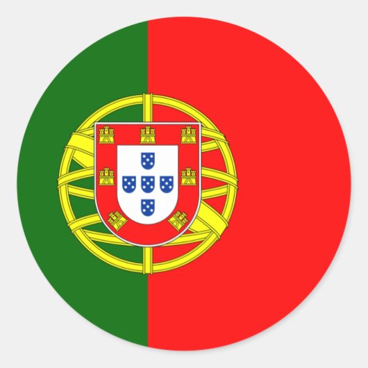 Sticker du drapeau du Portugal (Devant)