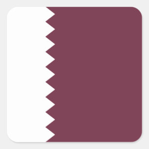 Sticker du drapeau du Qatar