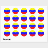 Sticker du drapeau du Venezuela (Feuille)