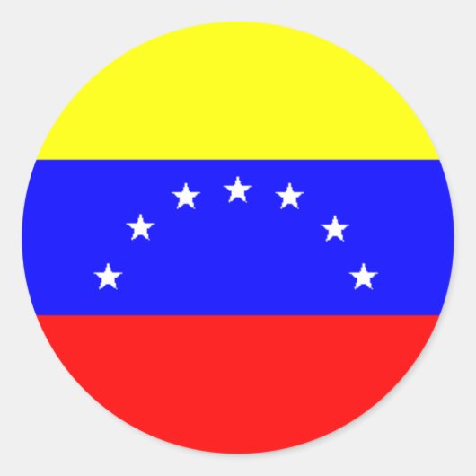 Sticker du drapeau du Venezuela (Devant)