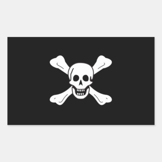 Sticker du drapeau pirate de Richard Worley (Devant)