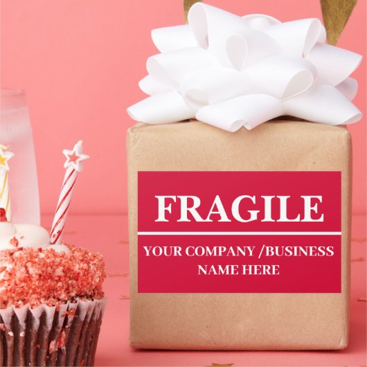 Sticker du Étiquette de livraison fragile (Fête)