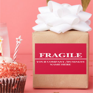 Sticker du Étiquette de livraison fragile