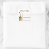 Sticker du gestionnaire de tâches de nettoyage (Sac)