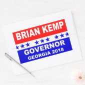 Sticker du gouverneur de Brian Kemp Georgia 2018 (Enveloppe)