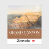 Sticker du Grand Canyon, Décal du parc national (Feuille)