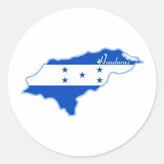 Sticker du Honduras (Devant)