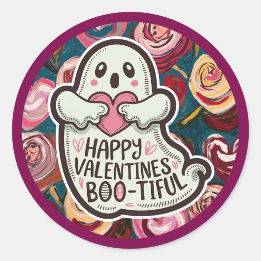 Sticker du jour des Valentines fantômes (Devant)