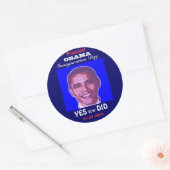 Sticker du jour d'investiture OBAMA (Enveloppe)
