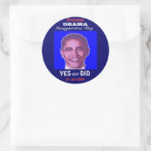 Sticker du jour d'investiture OBAMA (Sac)