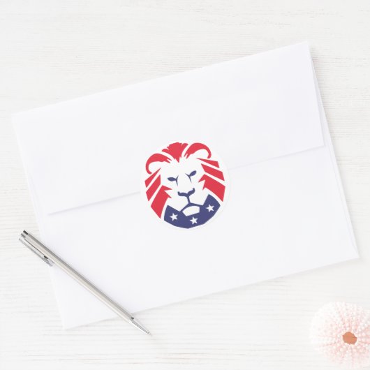 Sticker du Lion des Patriotes (Enveloppe)